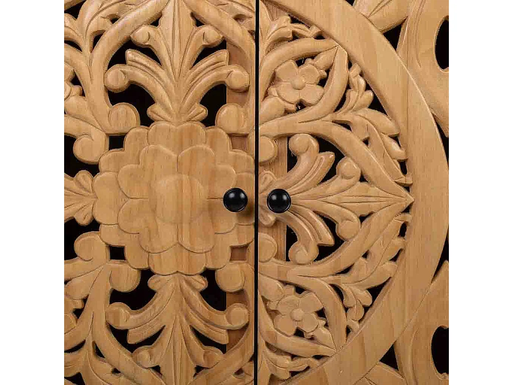 Buffet en bois marron 120x38x80