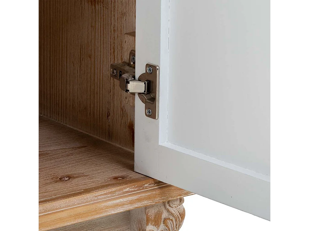 Aparador de madeira com 2 portas 78x40x79