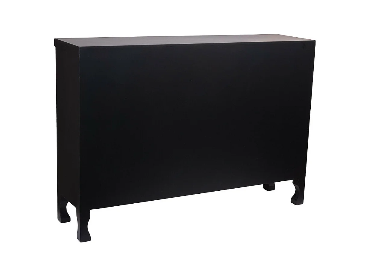 Credenza in legno con 4 porte 100,5x26x70