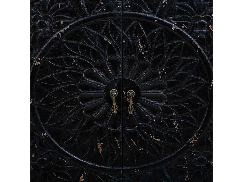 Credenza in legno con 2 porte 83,5x38x82,5