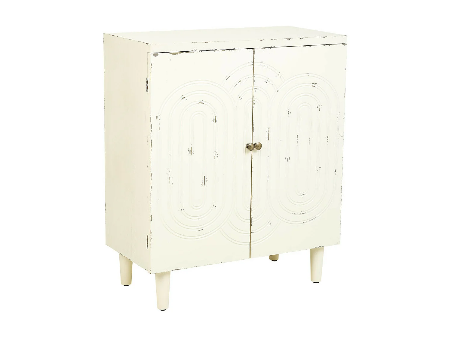 Credenza in legno con 2 porte 70x35x84