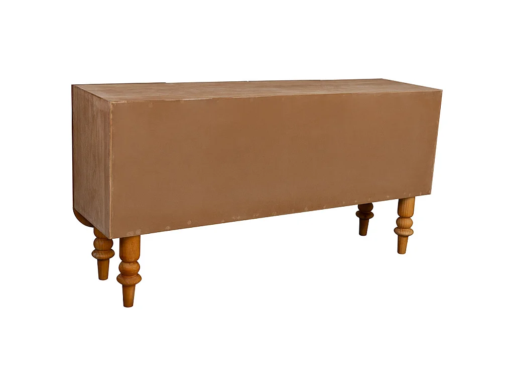 Mobile da ingresso in legno marrone 160x42x81