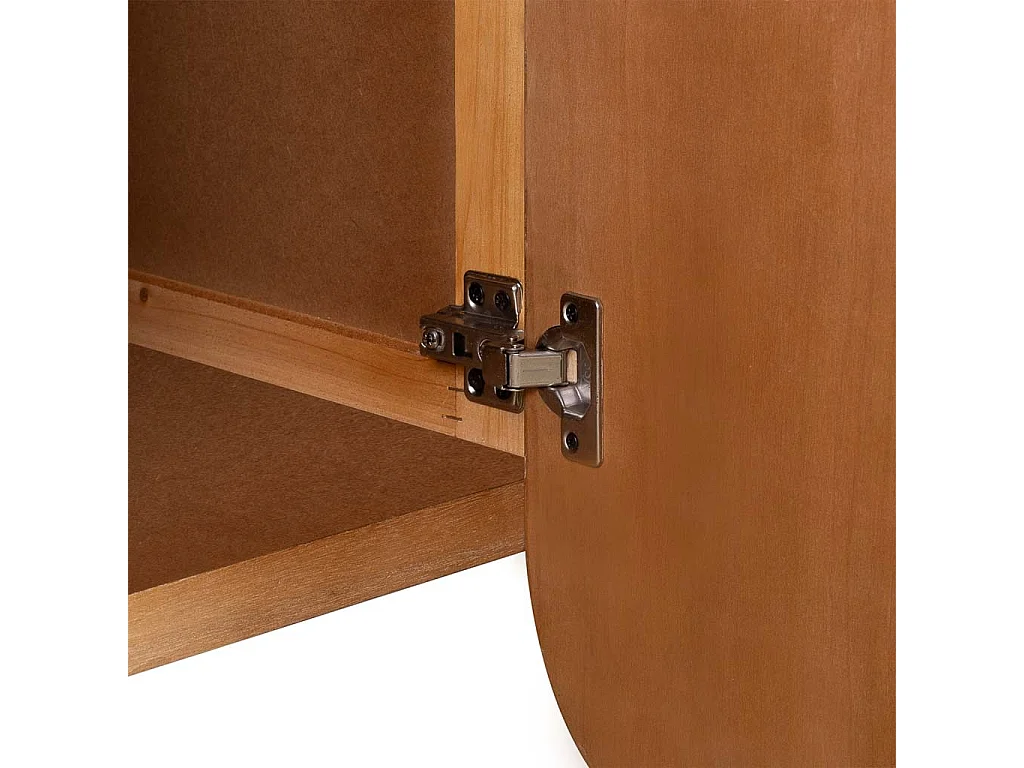 Mobile da ingresso in legno marrone 160x42x81