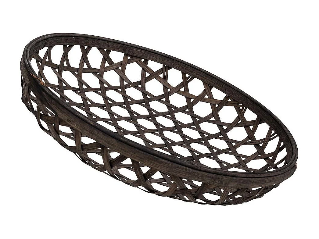 Braunes Bambustablett d41x7h cm