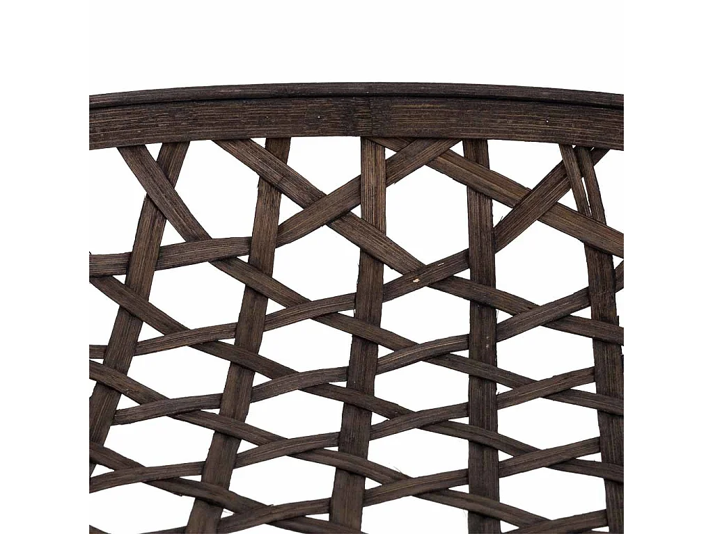 Braunes Bambustablett d41x7h cm