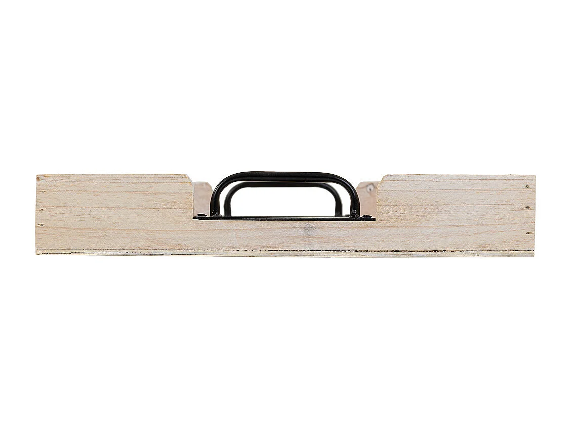 Bandeja de madeira branca 42,5x33x5