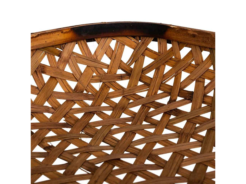 Braunes Bambustablett 54x33x7,5h cm