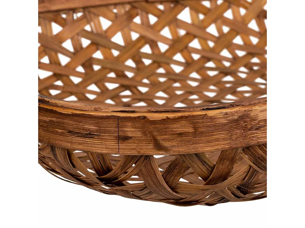 Bandeja de bambú marrón 54x33x7,5