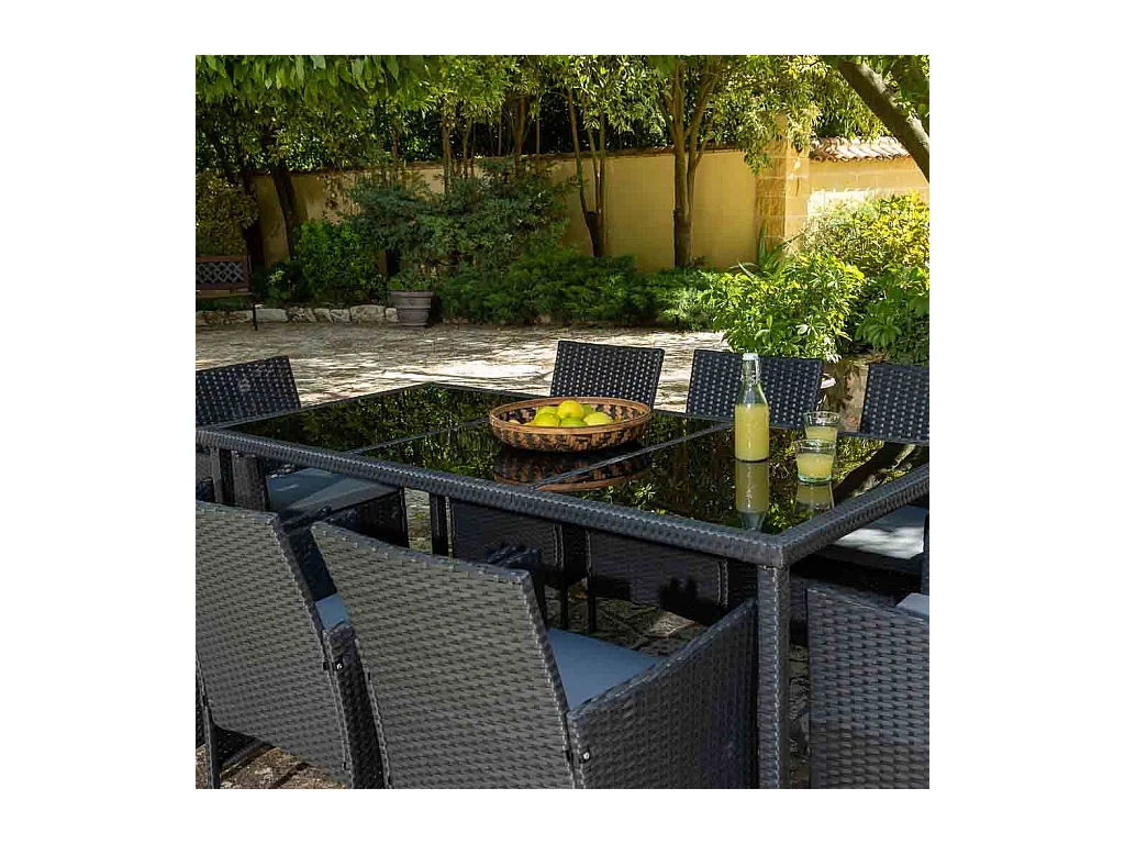 Plateau en bambou marron d41x7,5h