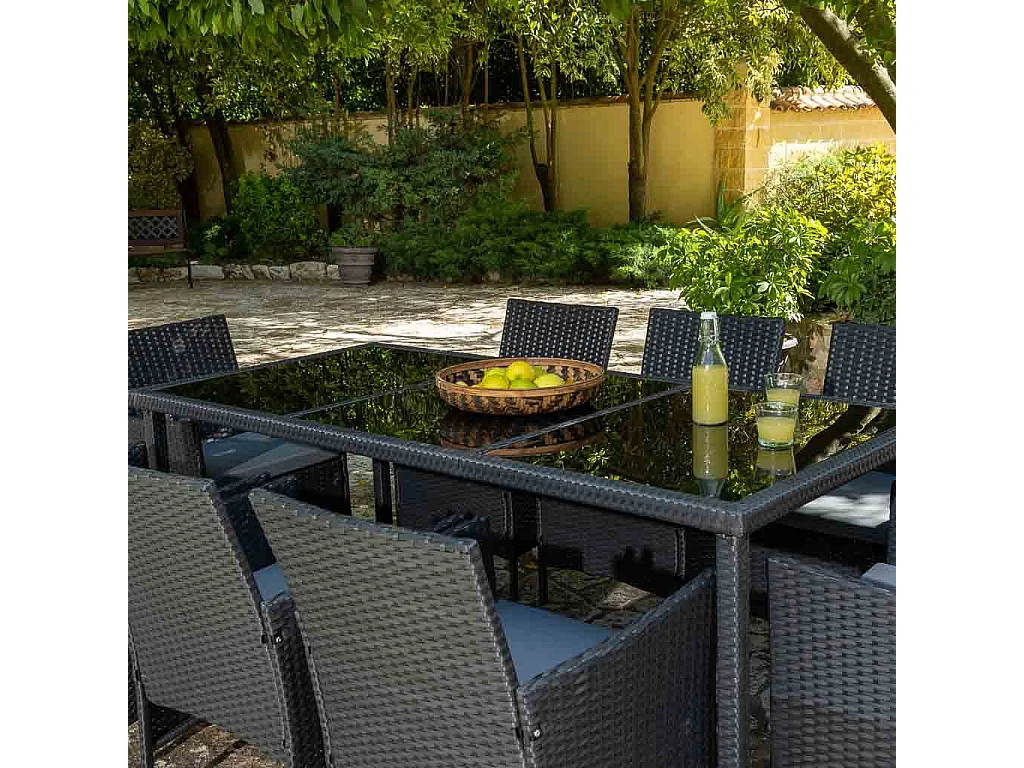 Plateau en bambou marron d41x7,5h