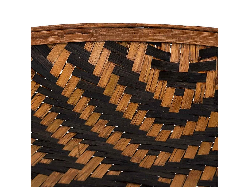 Bandeja de bambu marrom d41x7,5