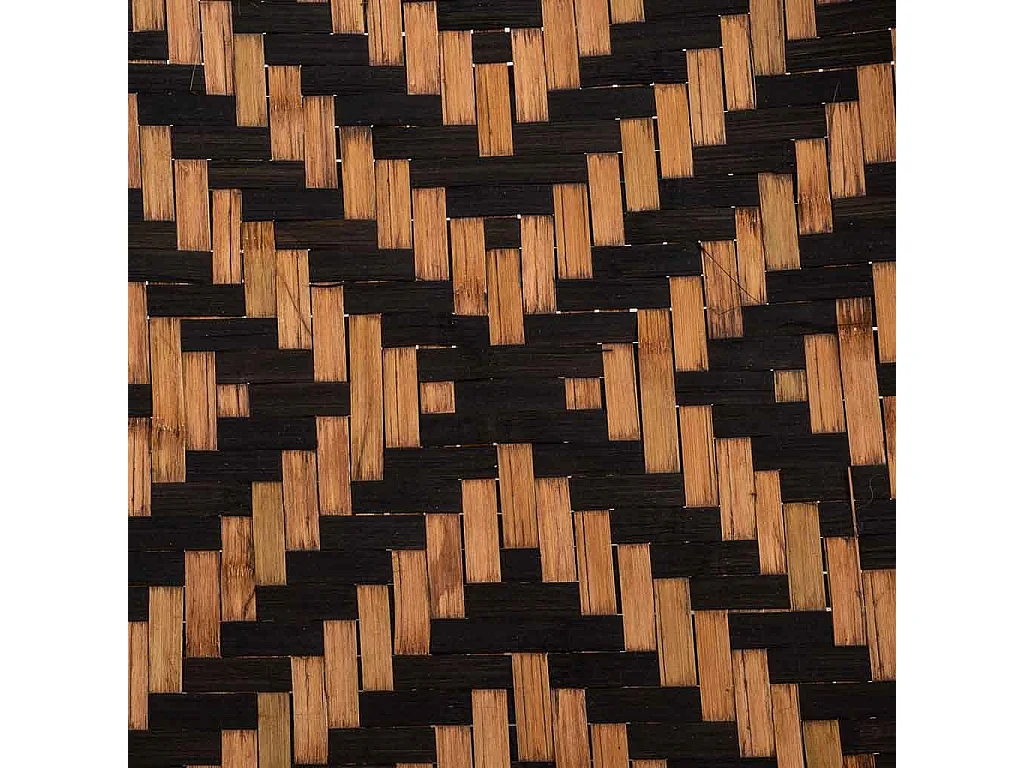 Bandeja de bambu marrom d41x7,5