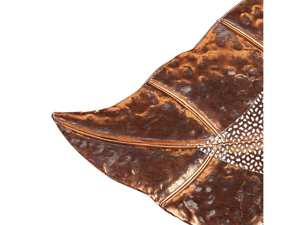 Hoja decoración de metal dorada 77.5x41x5