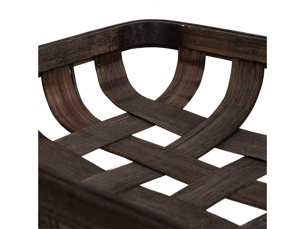 Braunes Bambustablett 75x21x5h cm