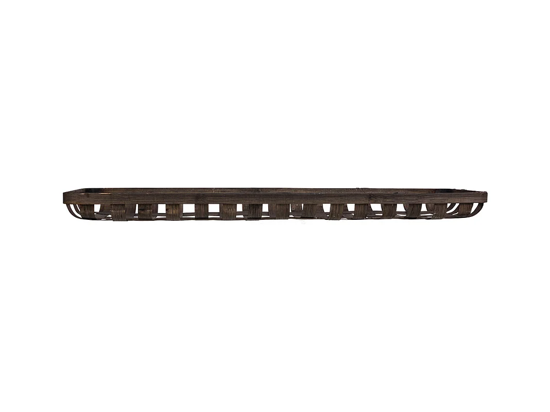 Plateau en bambou marron 75x21x5h