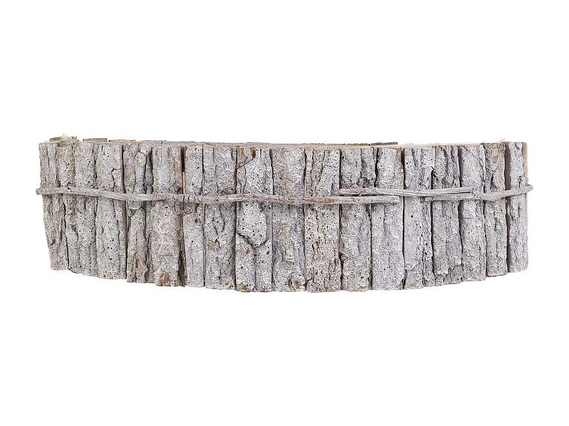 Conjunto de 2 centros de mesa em madeira marrom