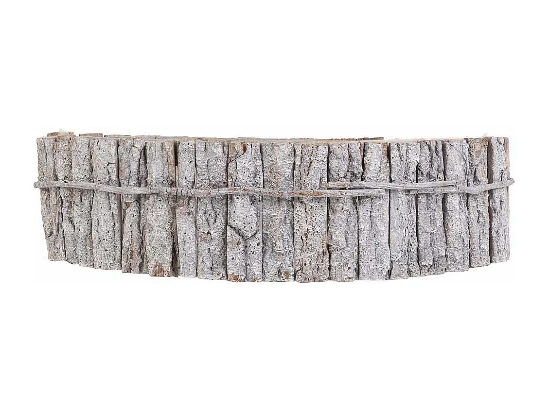 Conjunto de 2 centros de mesa em madeira marrom