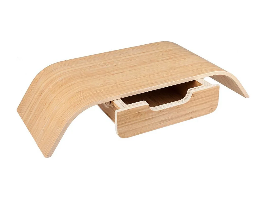 Braunes Holztablett 51x24x10h cm