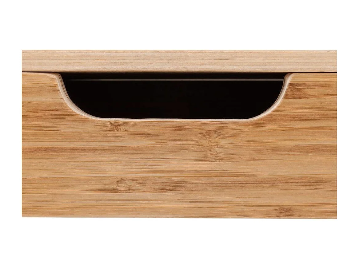 Braunes Holztablett 51x24x10h cm