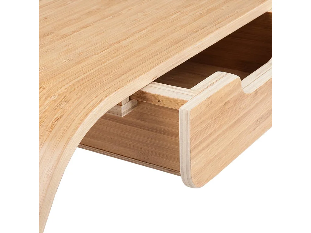 Bandeja de madera marrón 51x24x10