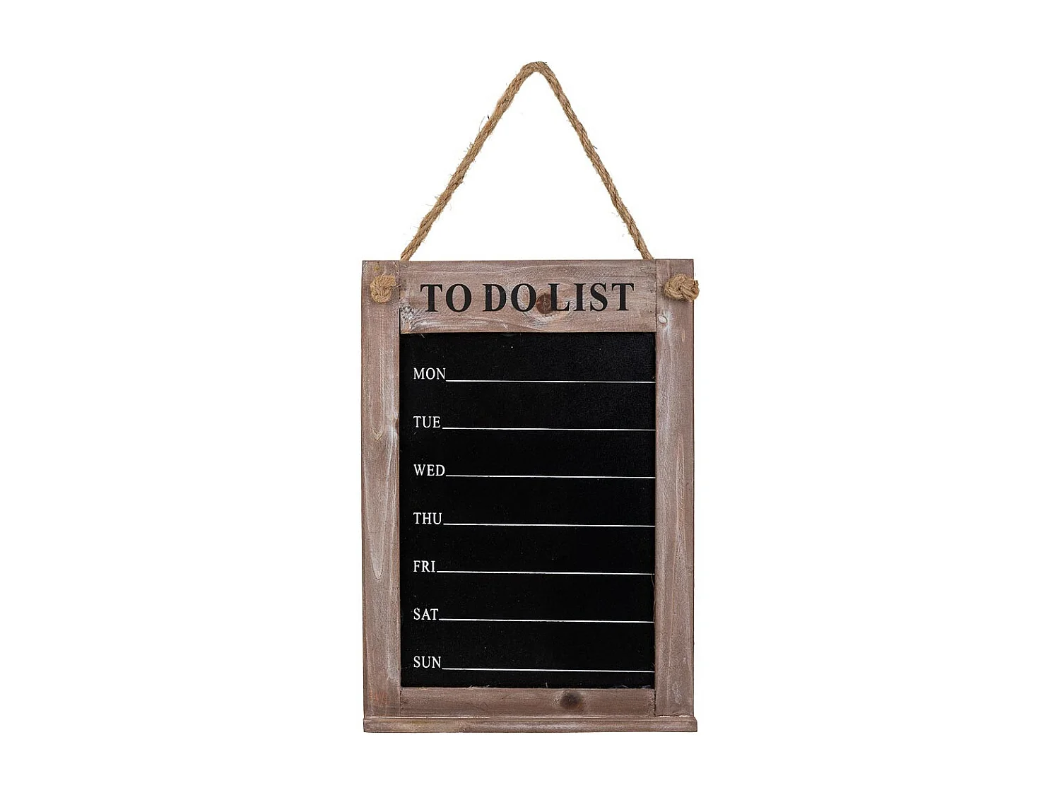 Quadro negro de madeira marrom 35x25x1