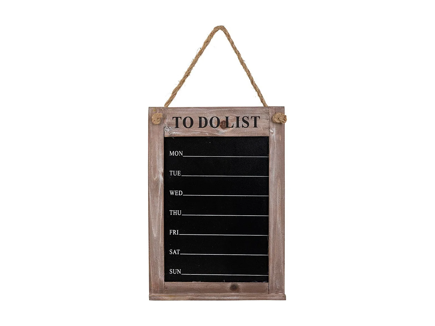 Quadro negro de madeira marrom 35x25x1