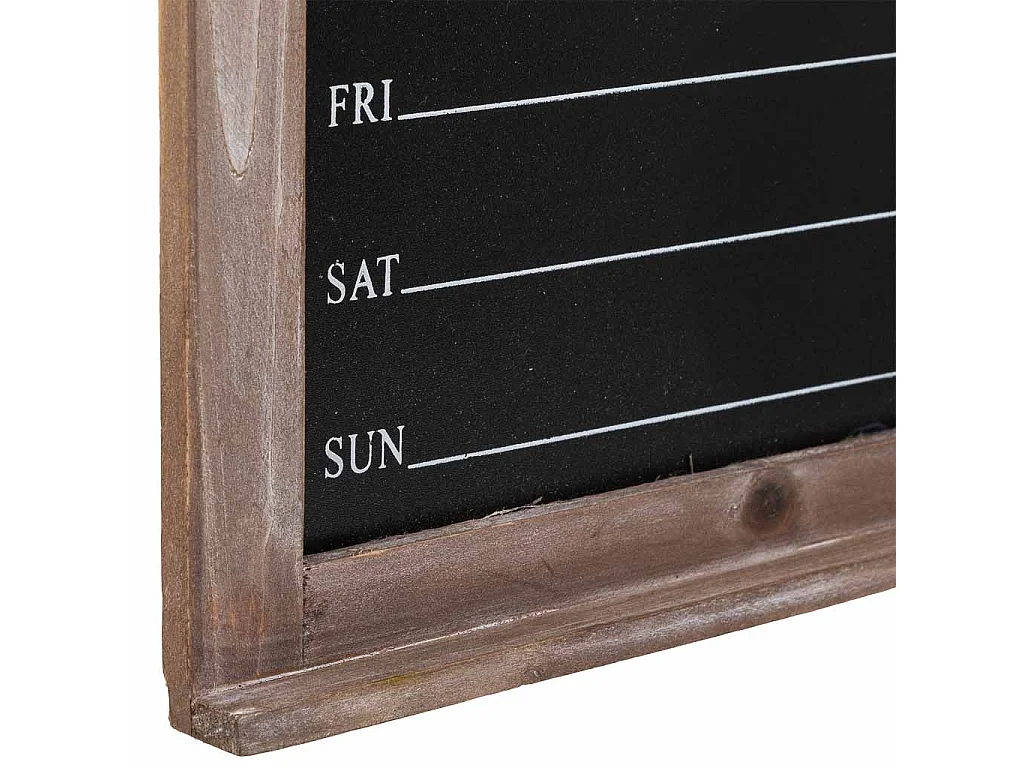 Quadro negro de madeira marrom 35x25x1