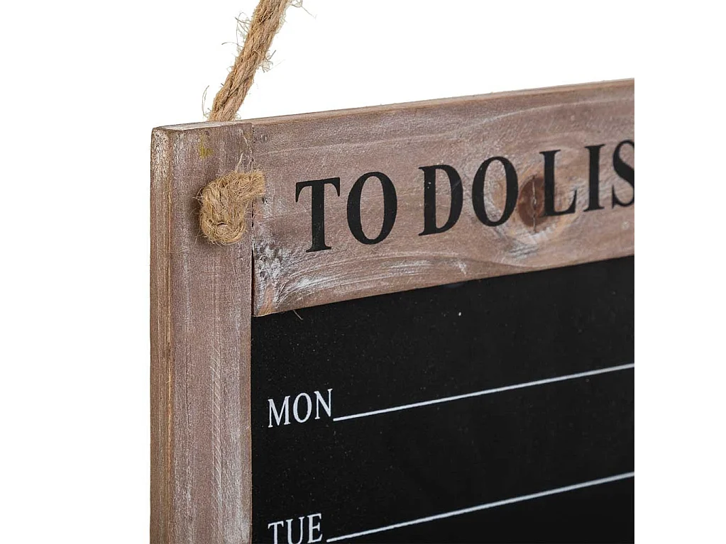 Braune Holztafel 35x25x1h cm