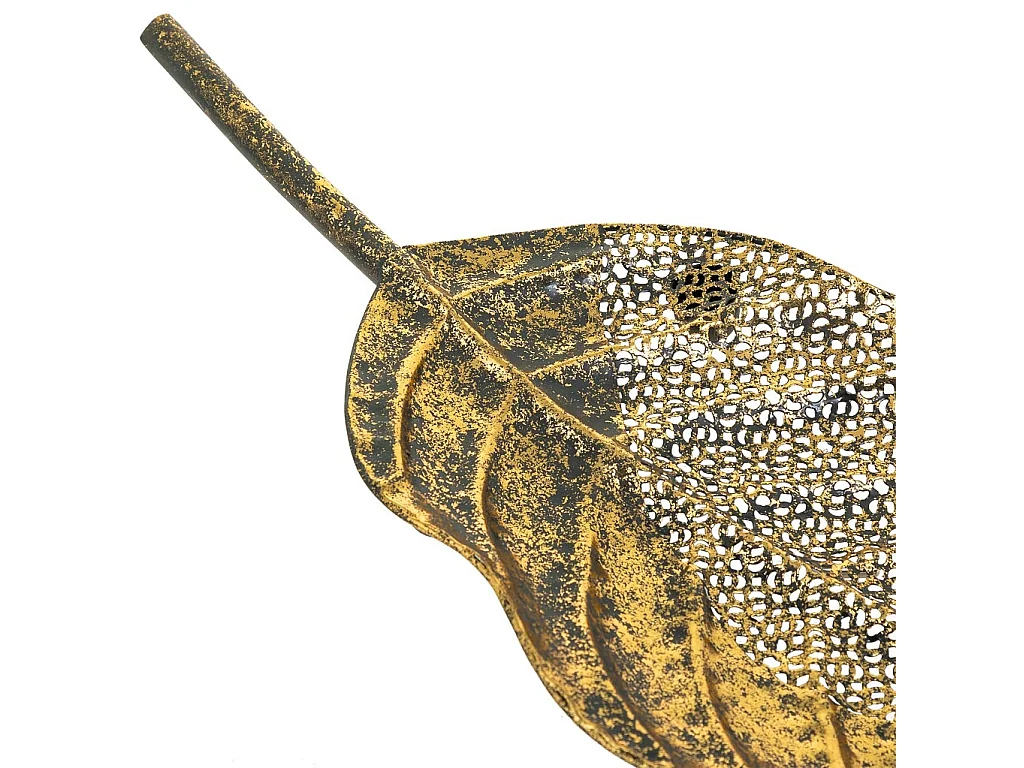 Mesa de centro em metal dourado 56x22x3,5