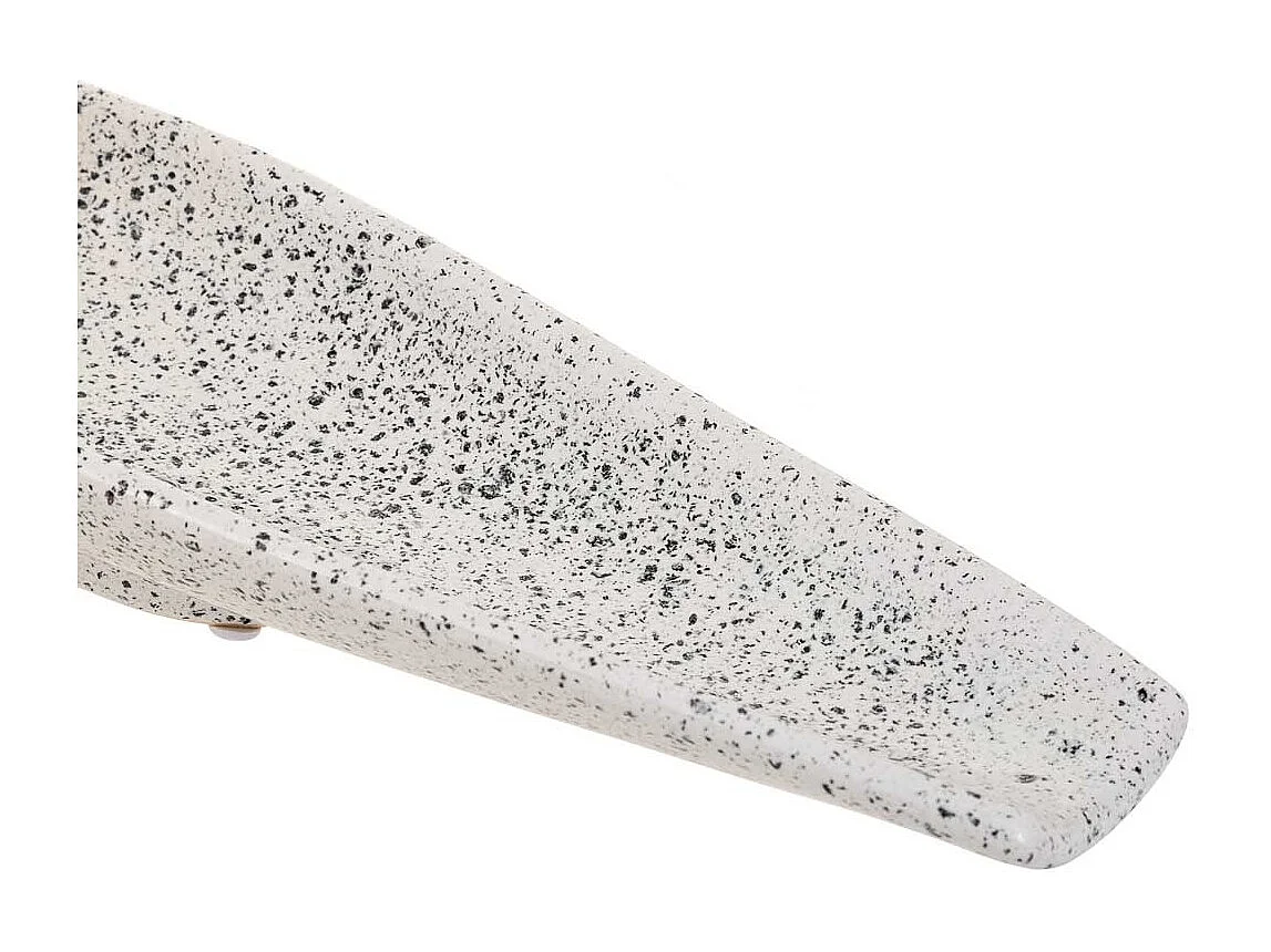 Centrotavola in ceramica dorata 49,5x14x5h