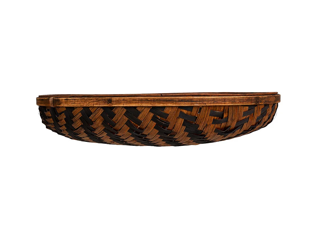Plateau en bambou marron d45x8,5h