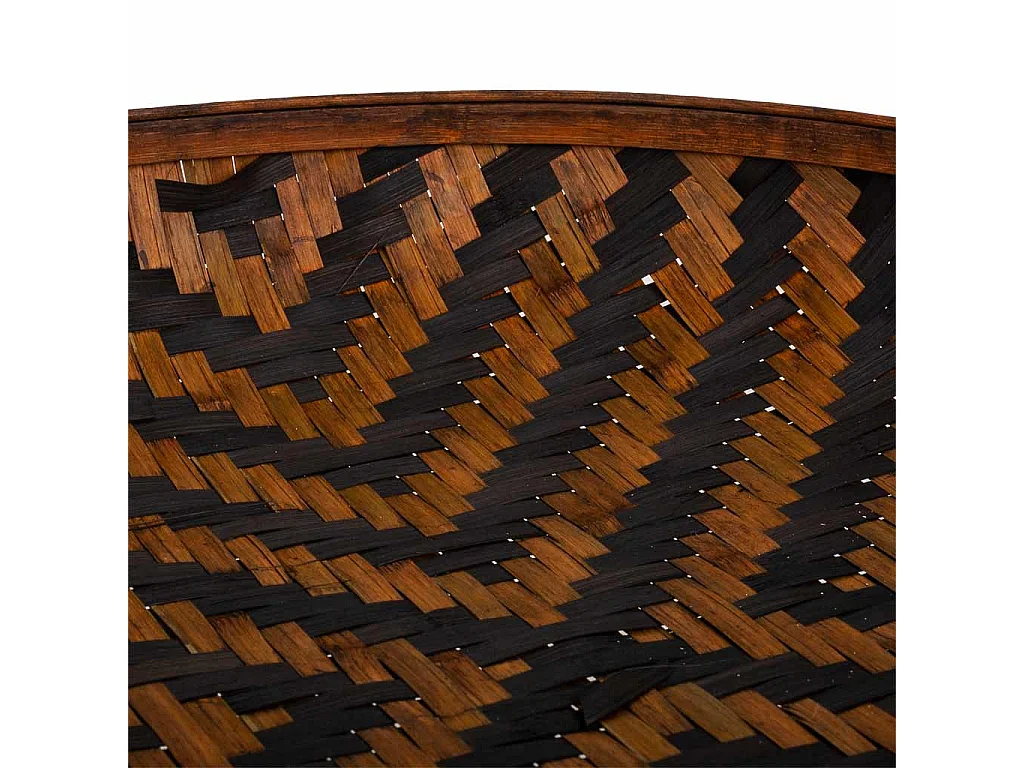 Bandeja de bambú marrón d45x8,5