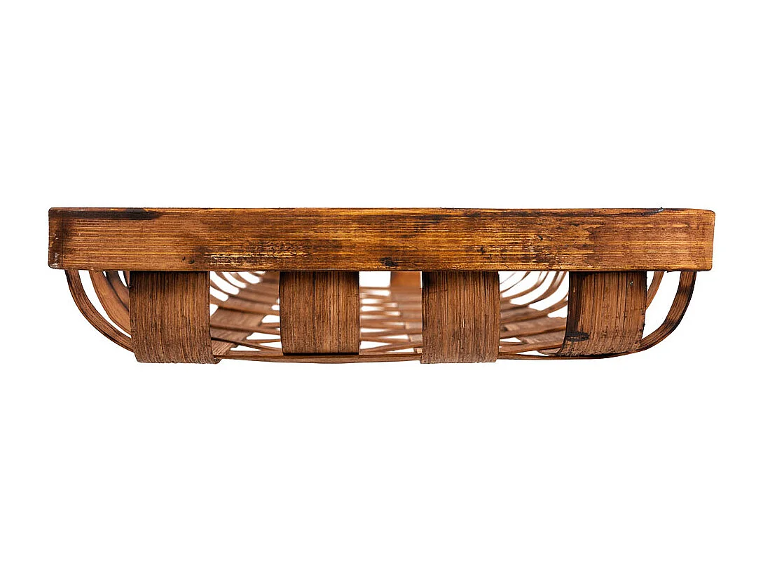 Bandeja de bambu marrom 75x21x5