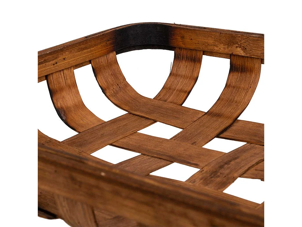 Bandeja de bambu marrom 75x21x5