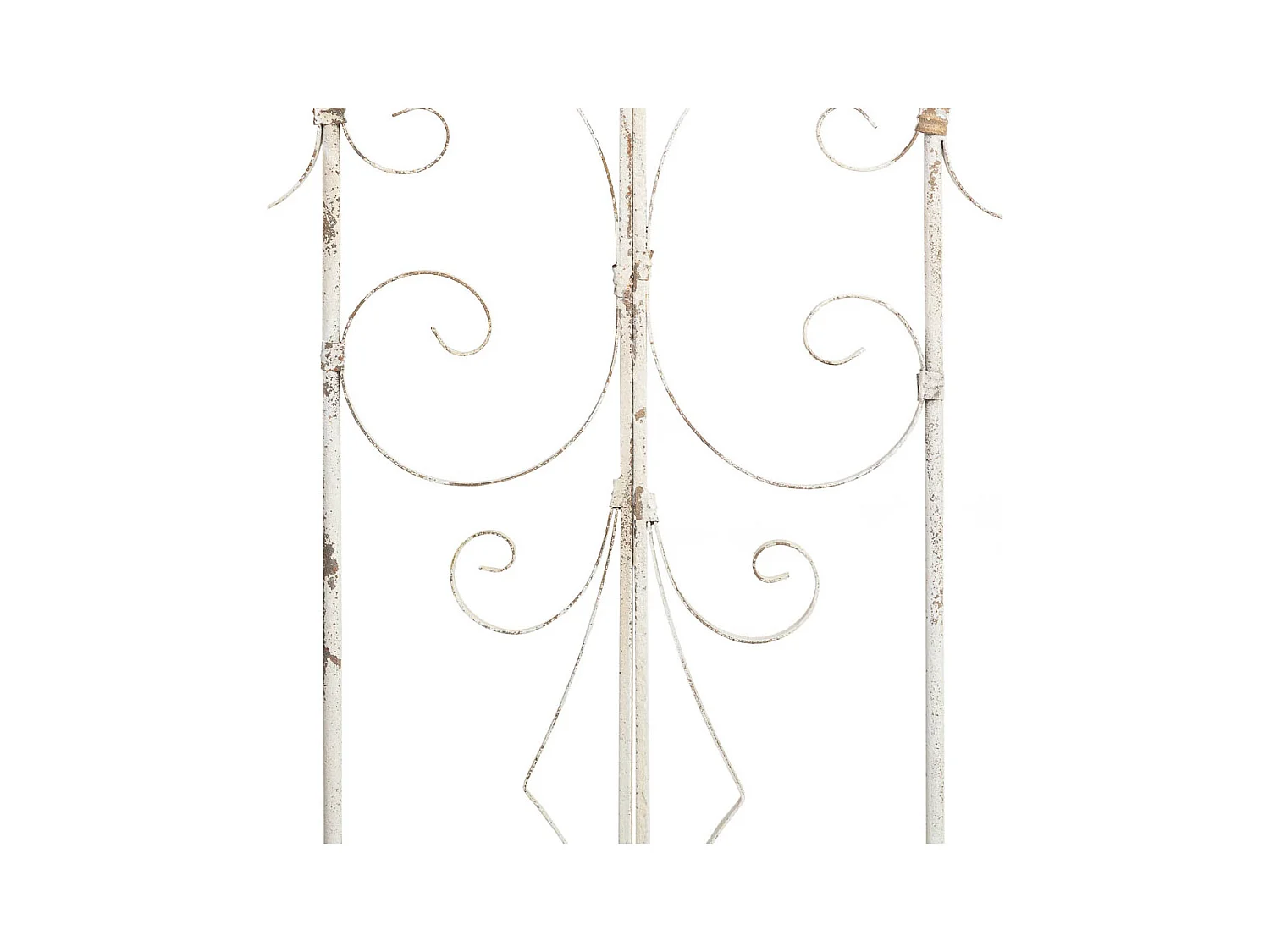 Recibidor de madera y metal acabado envejecido 109x35x81