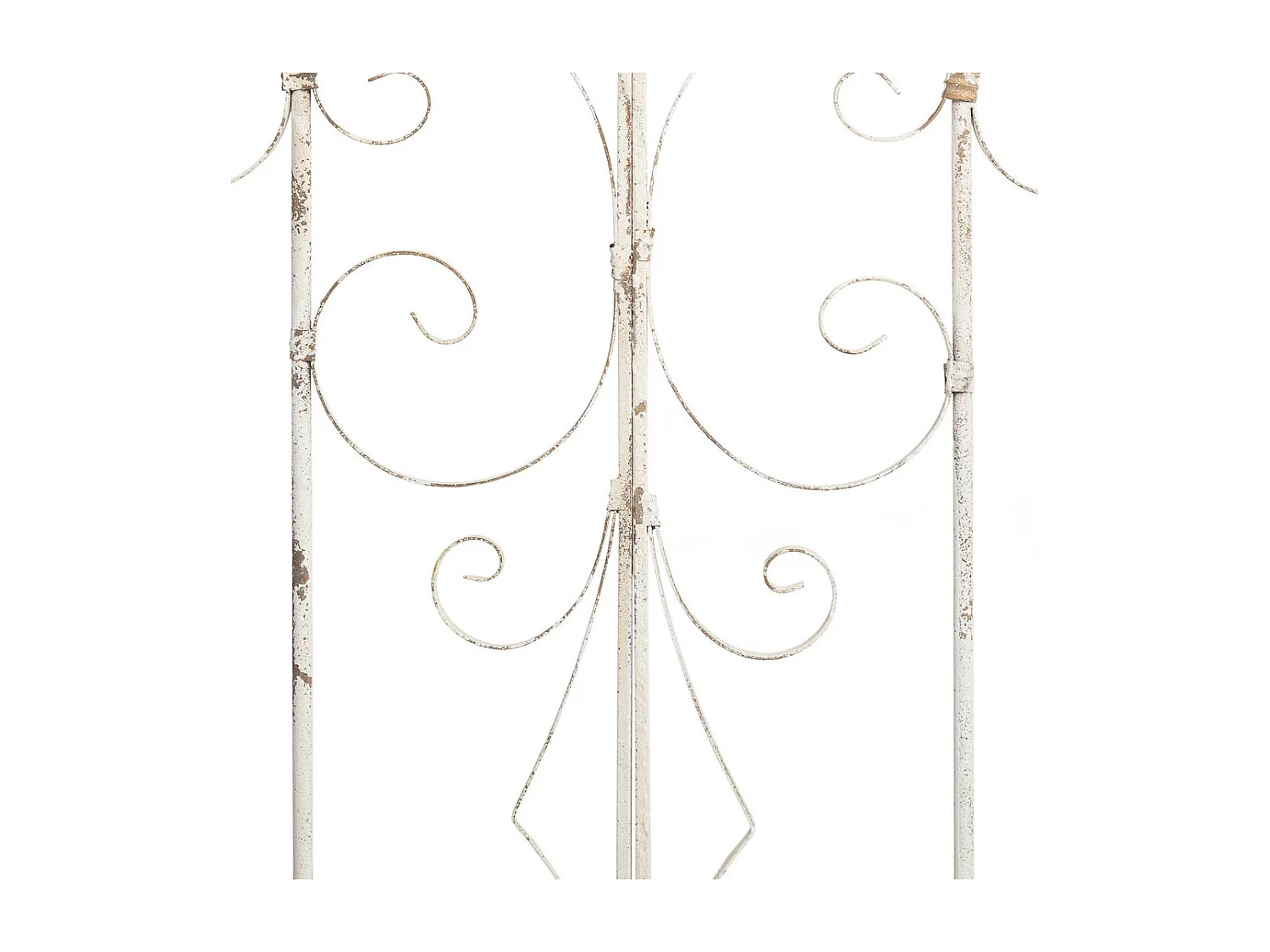 Recibidor de madera y metal acabado envejecido 109x35x81