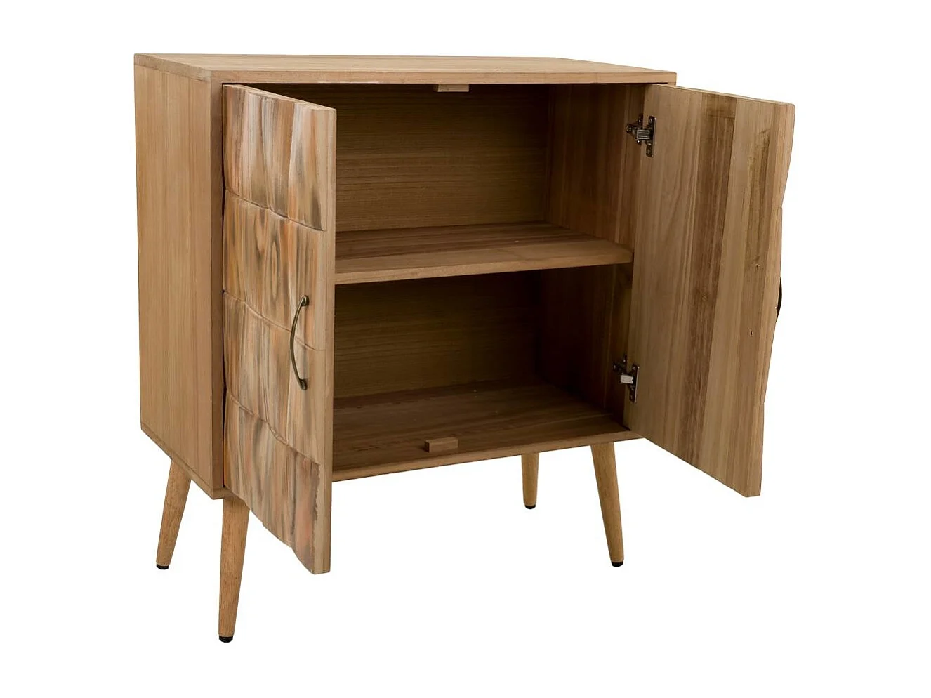 Mobile da ingresso in legno marrone 76x38x83h