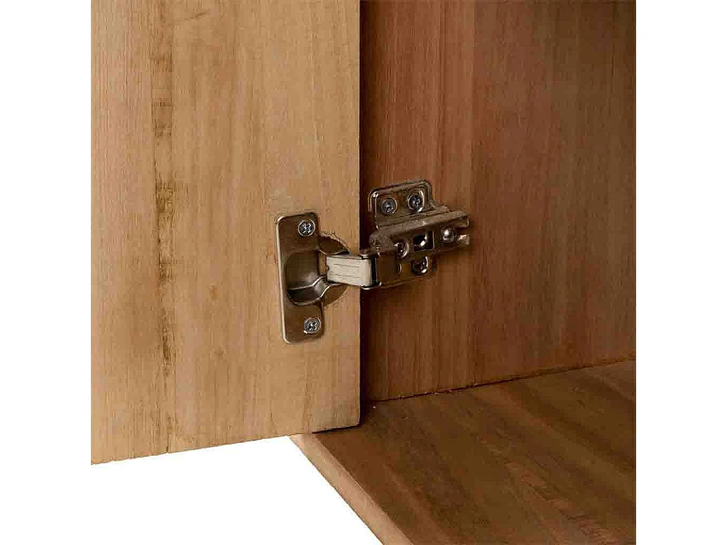 Mobile da ingresso in legno marrone 76x38x83h