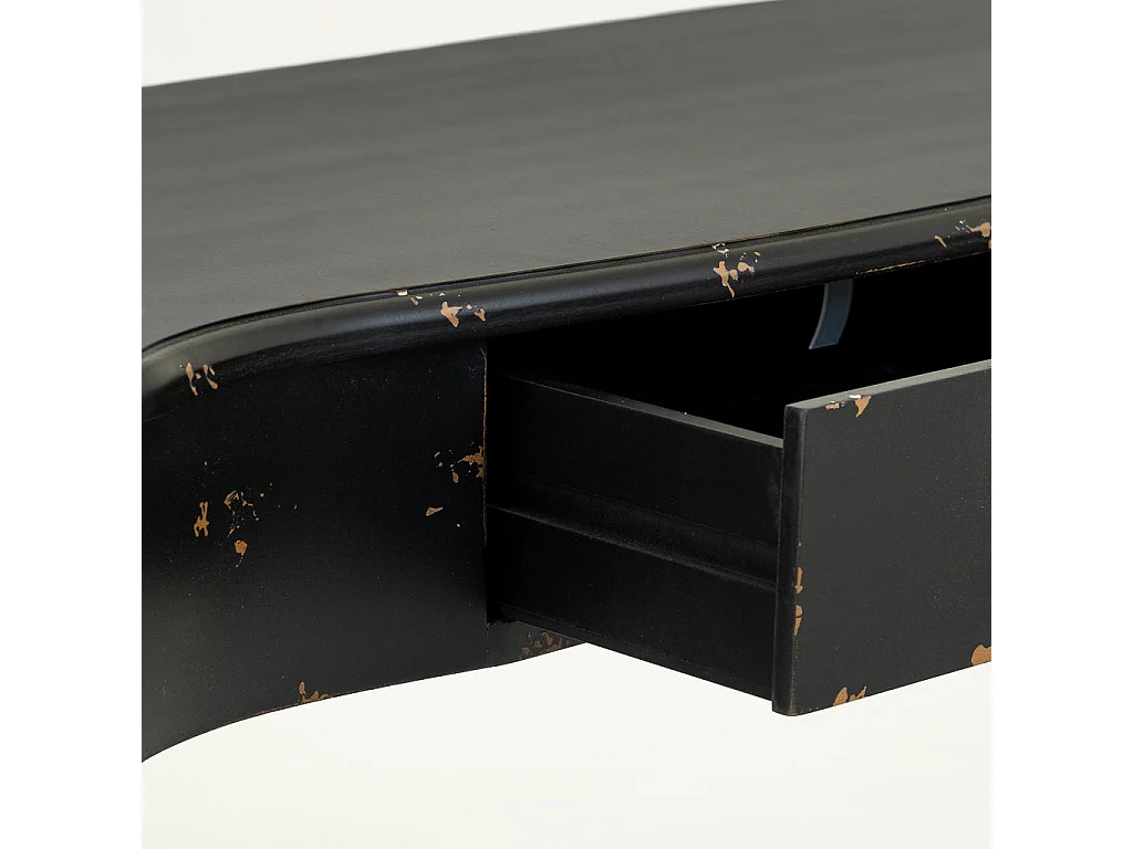 Console en bois avec 1 tiroir 125x42,5x78h cm