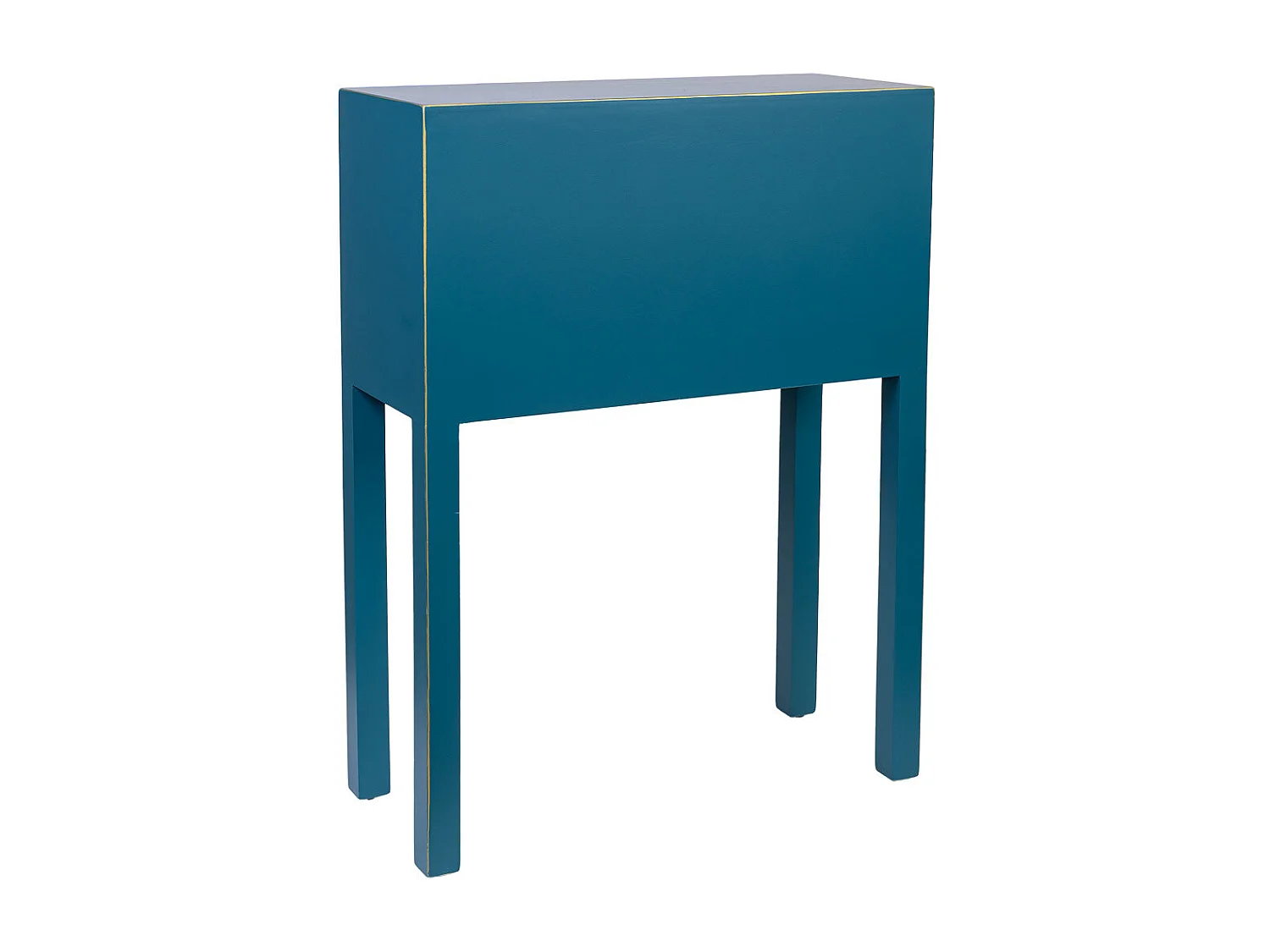 Móveis de entrada de madeira com 2 gavetas e 2 portas 63x26x83h cm