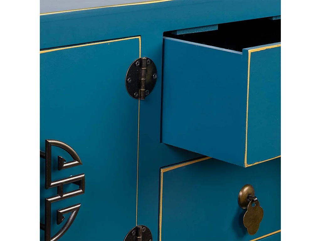 Móveis de entrada de madeira com 2 gavetas e 2 portas 63x26x83h cm