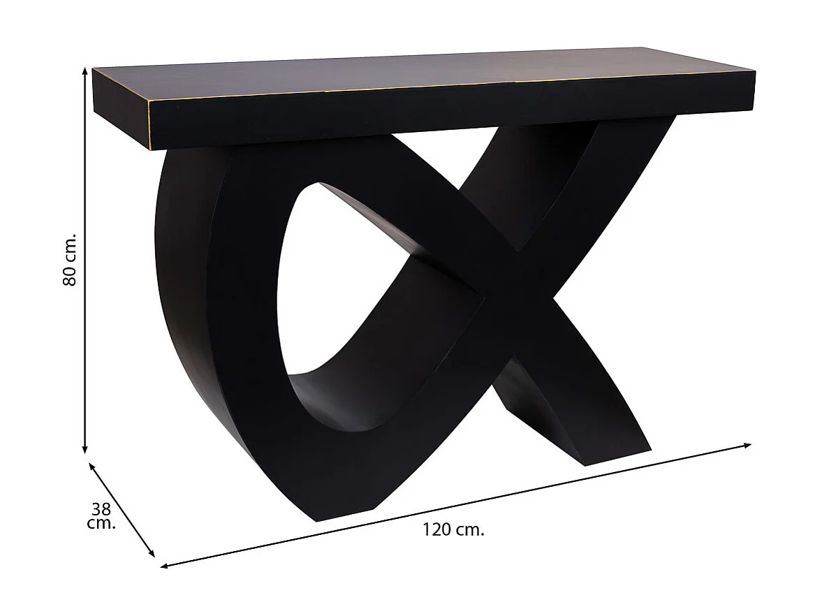 Cómoda de madeira 120x38x80