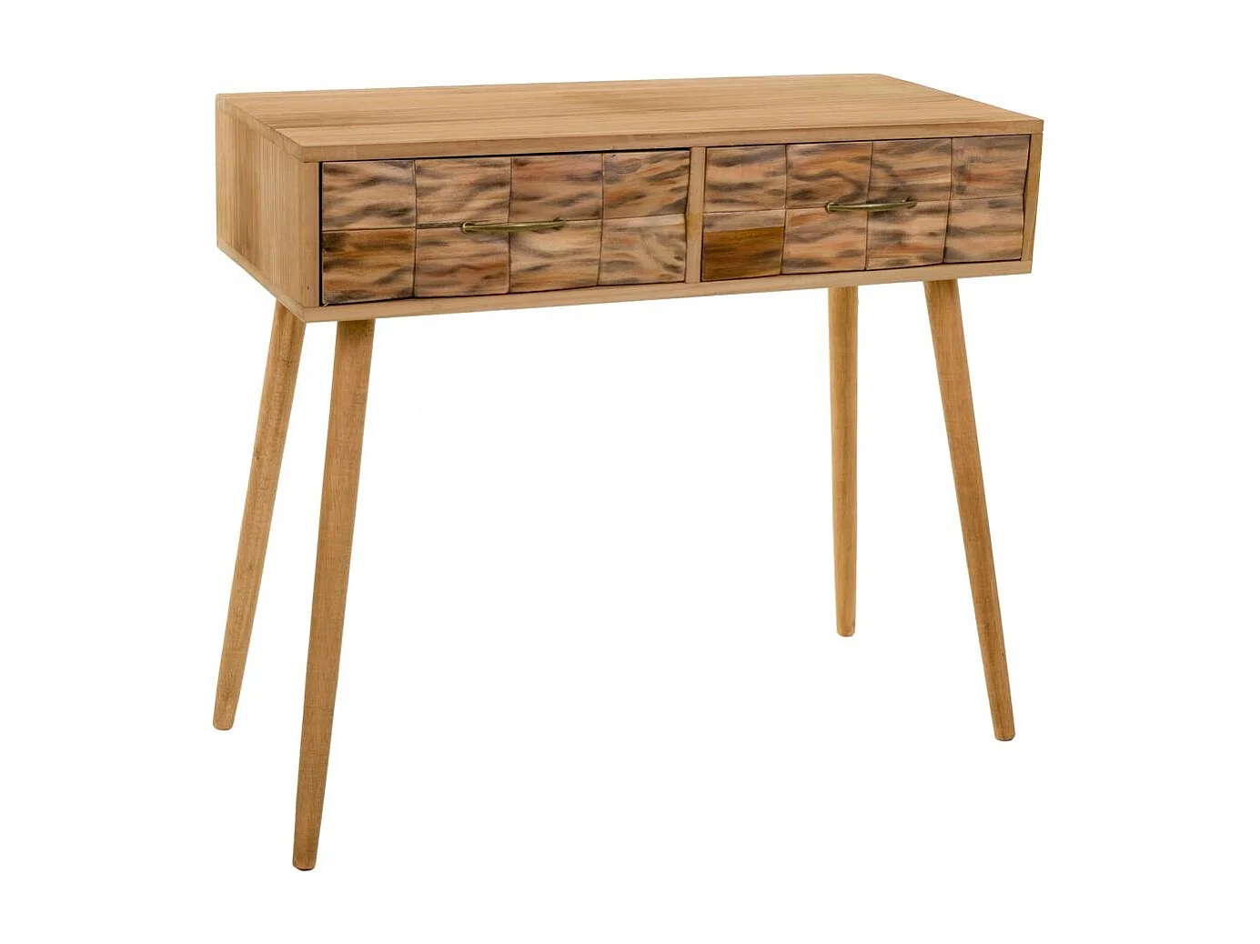 Braune Konsolentisch aus Holz 87x43x79h cm