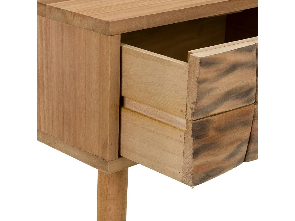 Braune Konsolentisch aus Holz 87x43x79h cm