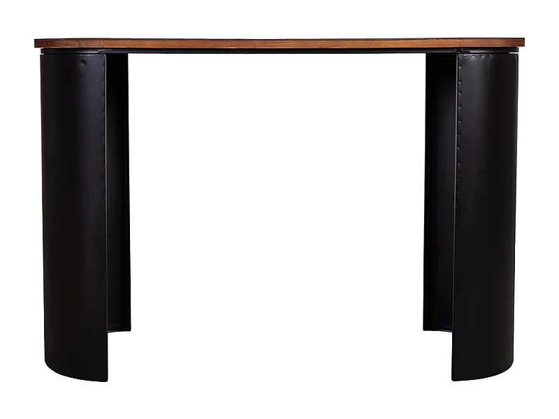 Schwarzer Flurtisch aus Holz, 120x40x79,5H cm