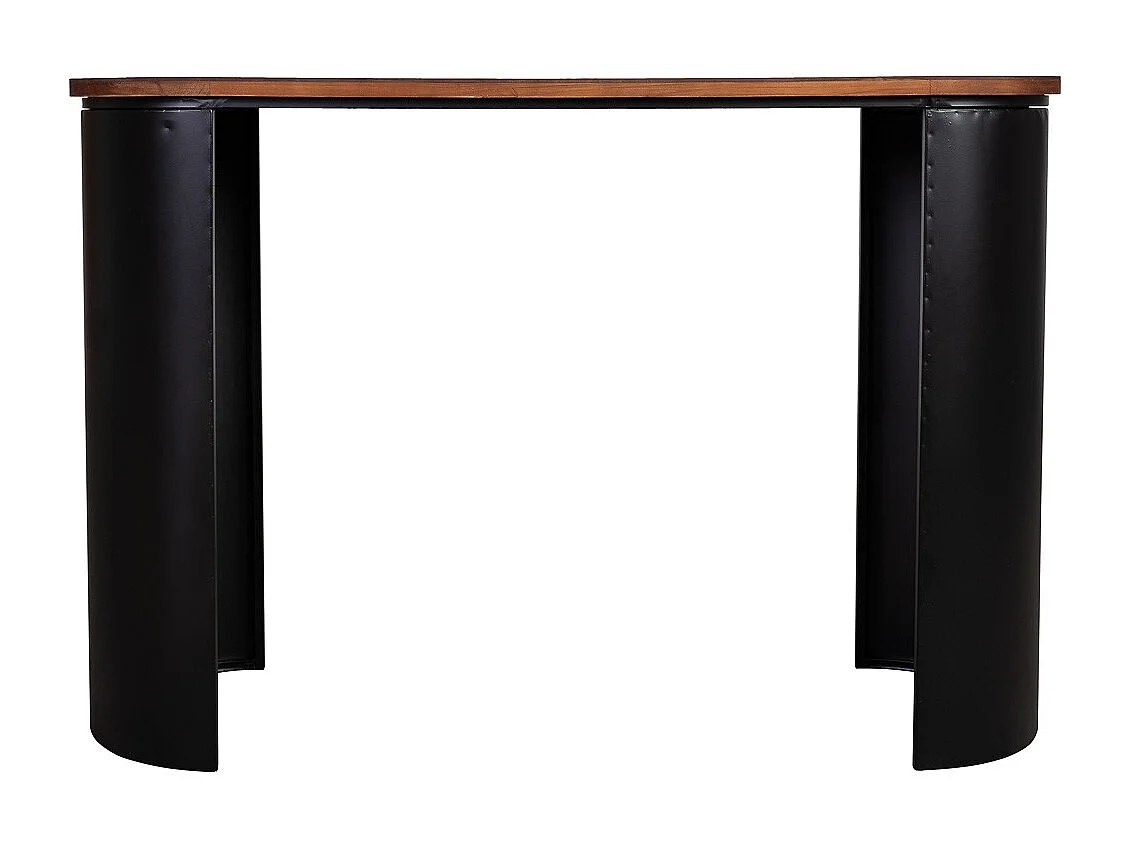 Schwarzer Flurtisch aus Holz, 120x40x79,5H cm