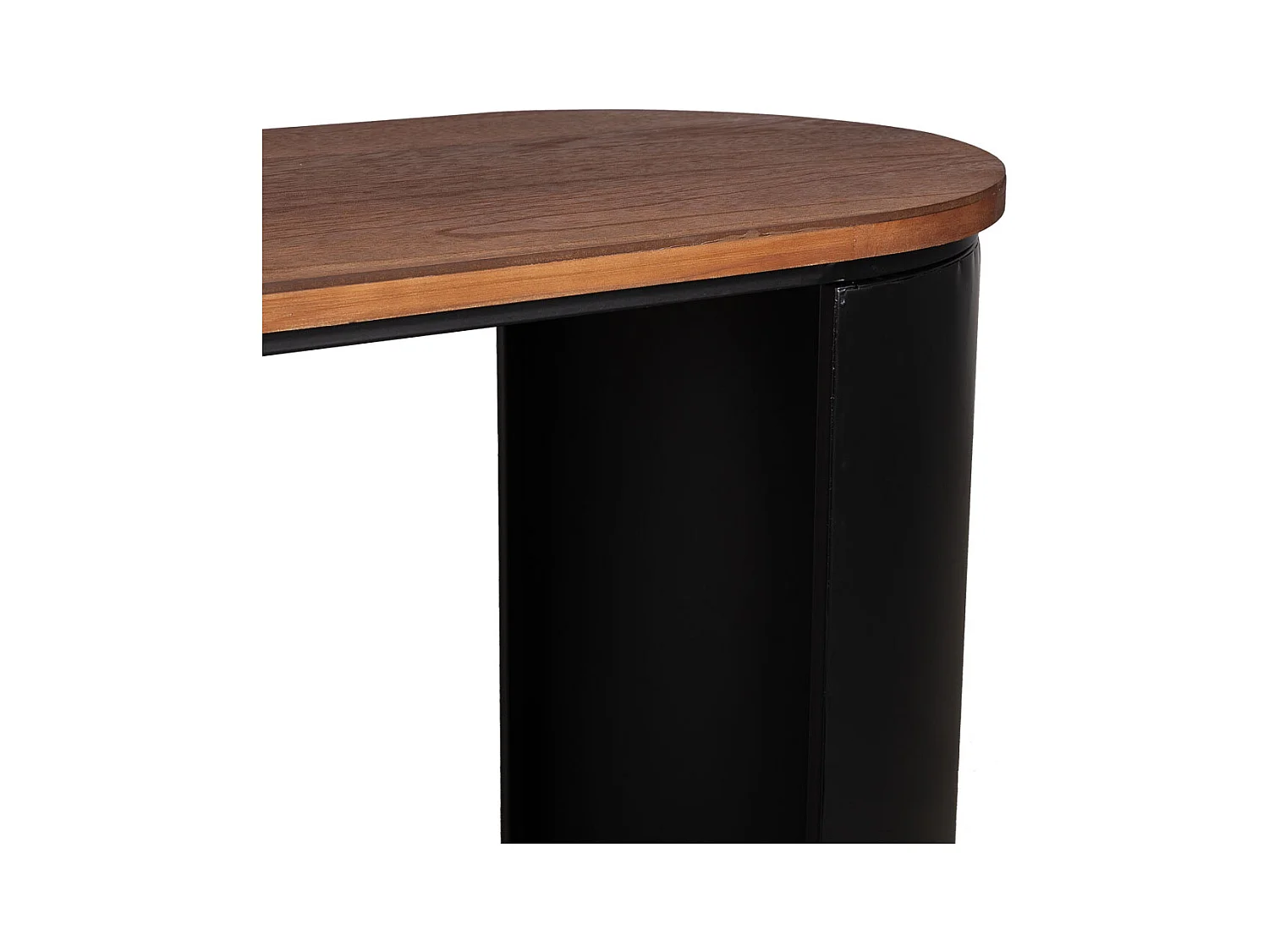 Schwarzer Flurtisch aus Holz, 120x40x79,5H cm