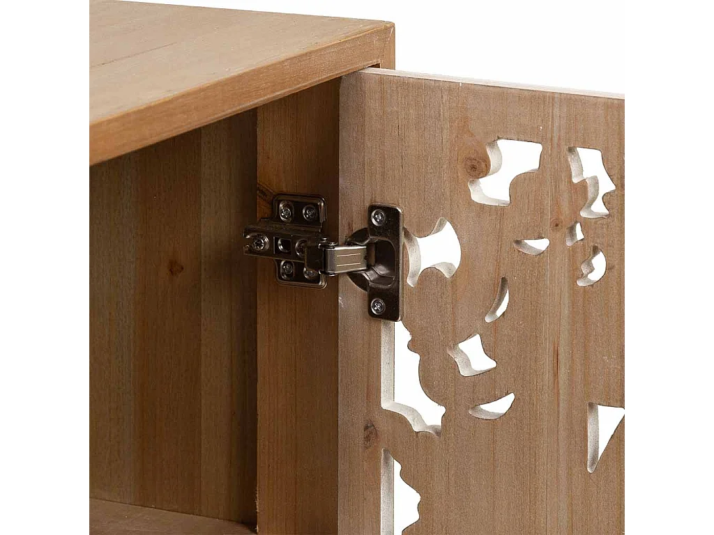 Recibidor de madera blanco 85x35x80