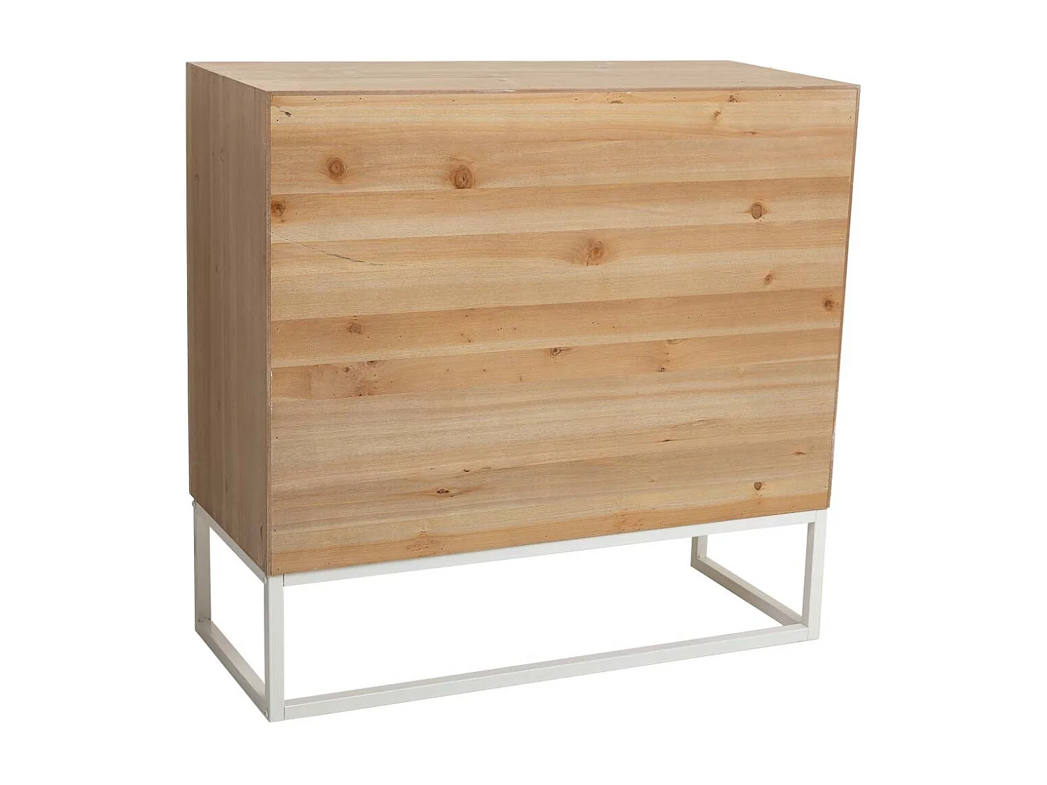 Mobile da ingresso in legno bianco 85x35x80