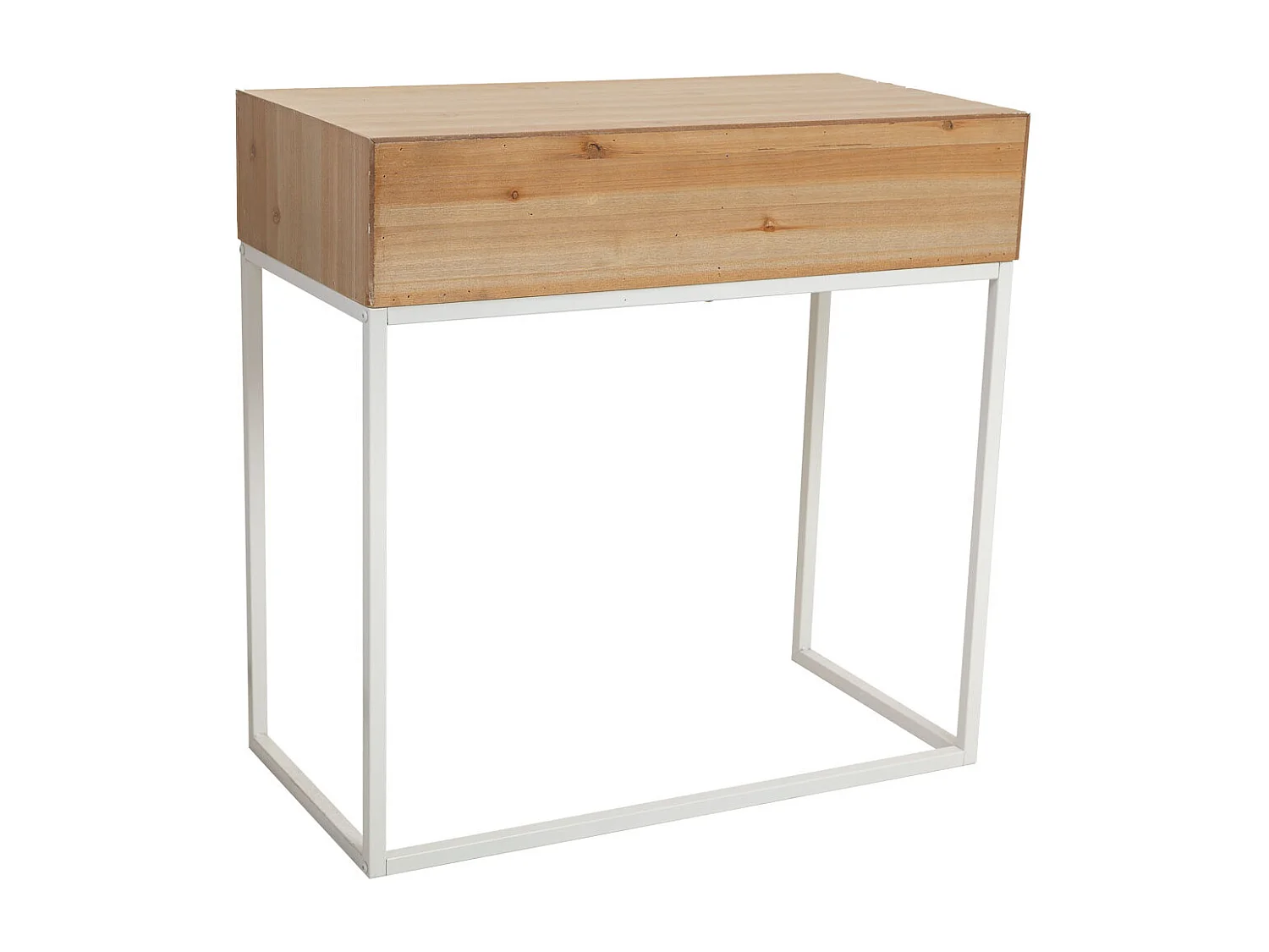 Meuble d'entrée en bois marron 80x42x79